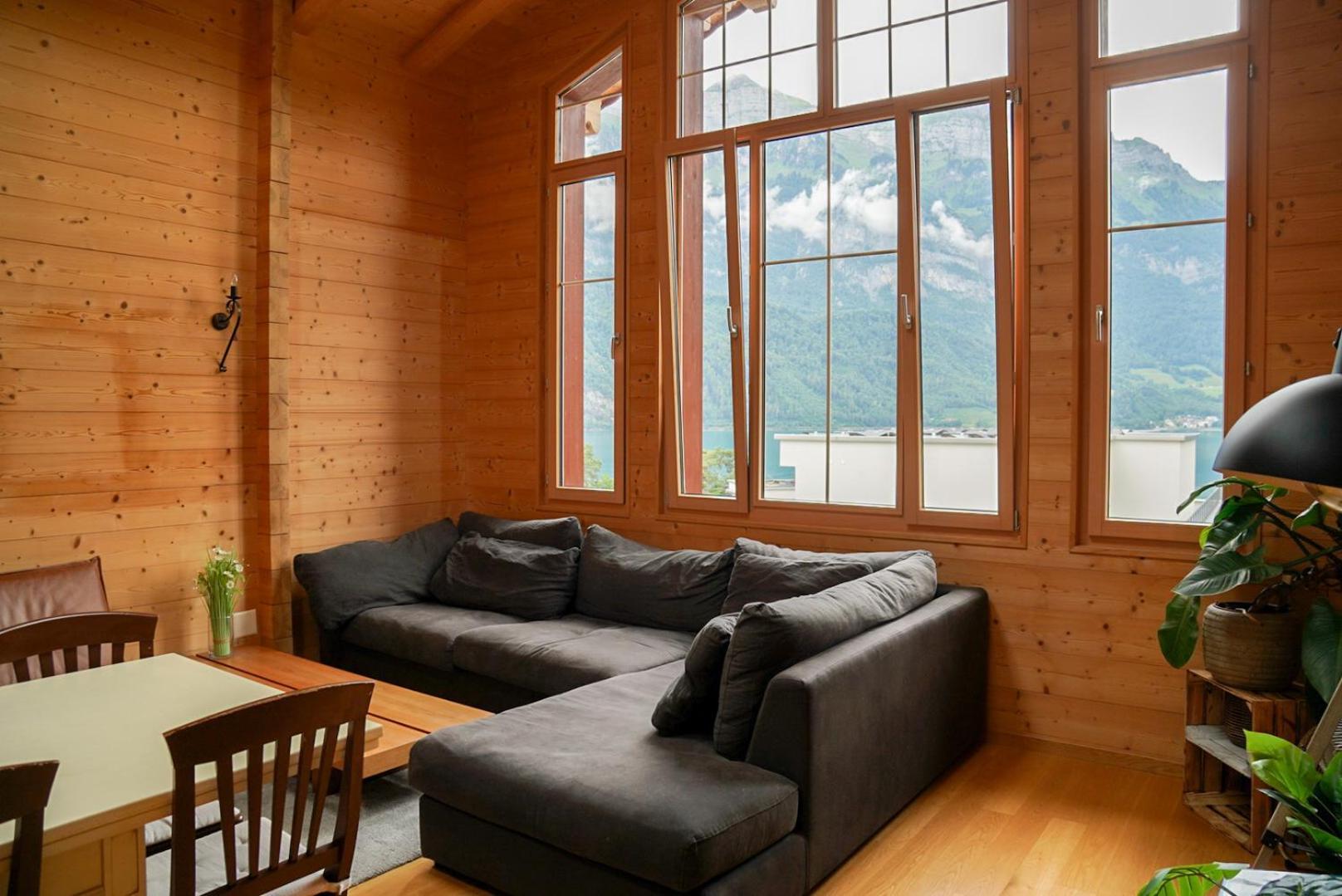 Doodle'S Amazing Chalet -Walensee - Flumserberg - Churfirsten - Heidiland - Pool - Sauna Mols Екстериор снимка