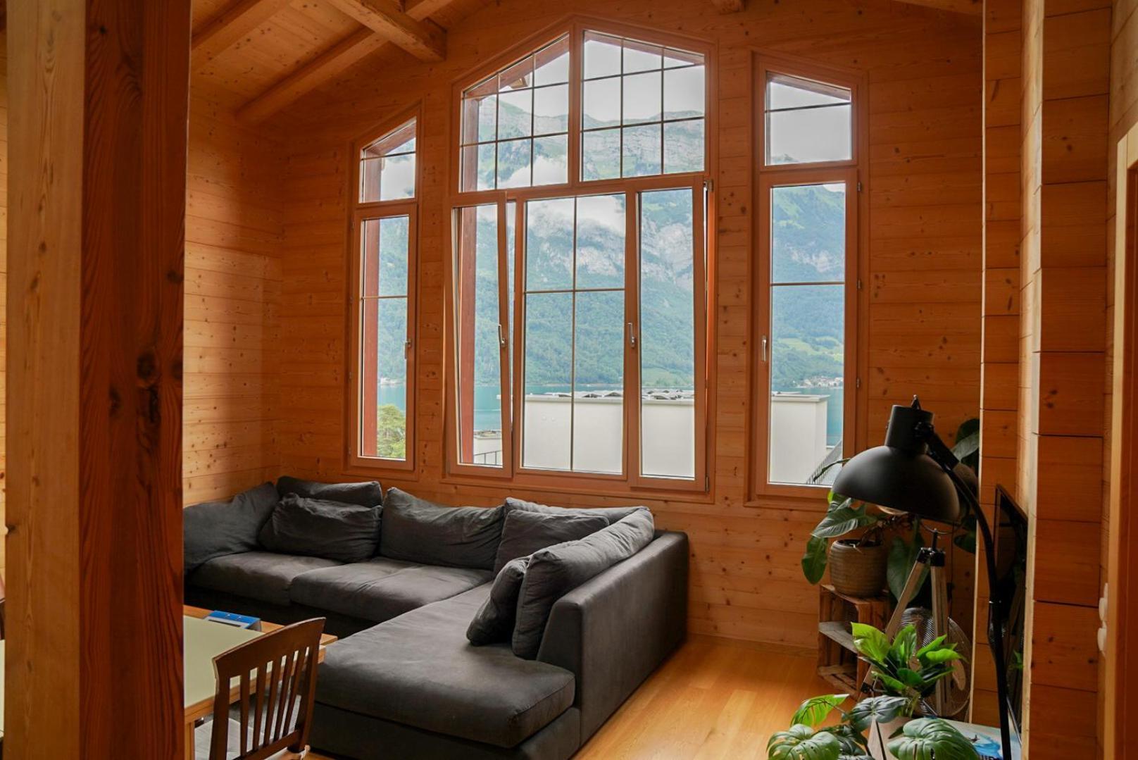 Doodle'S Amazing Chalet -Walensee - Flumserberg - Churfirsten - Heidiland - Pool - Sauna Mols Екстериор снимка