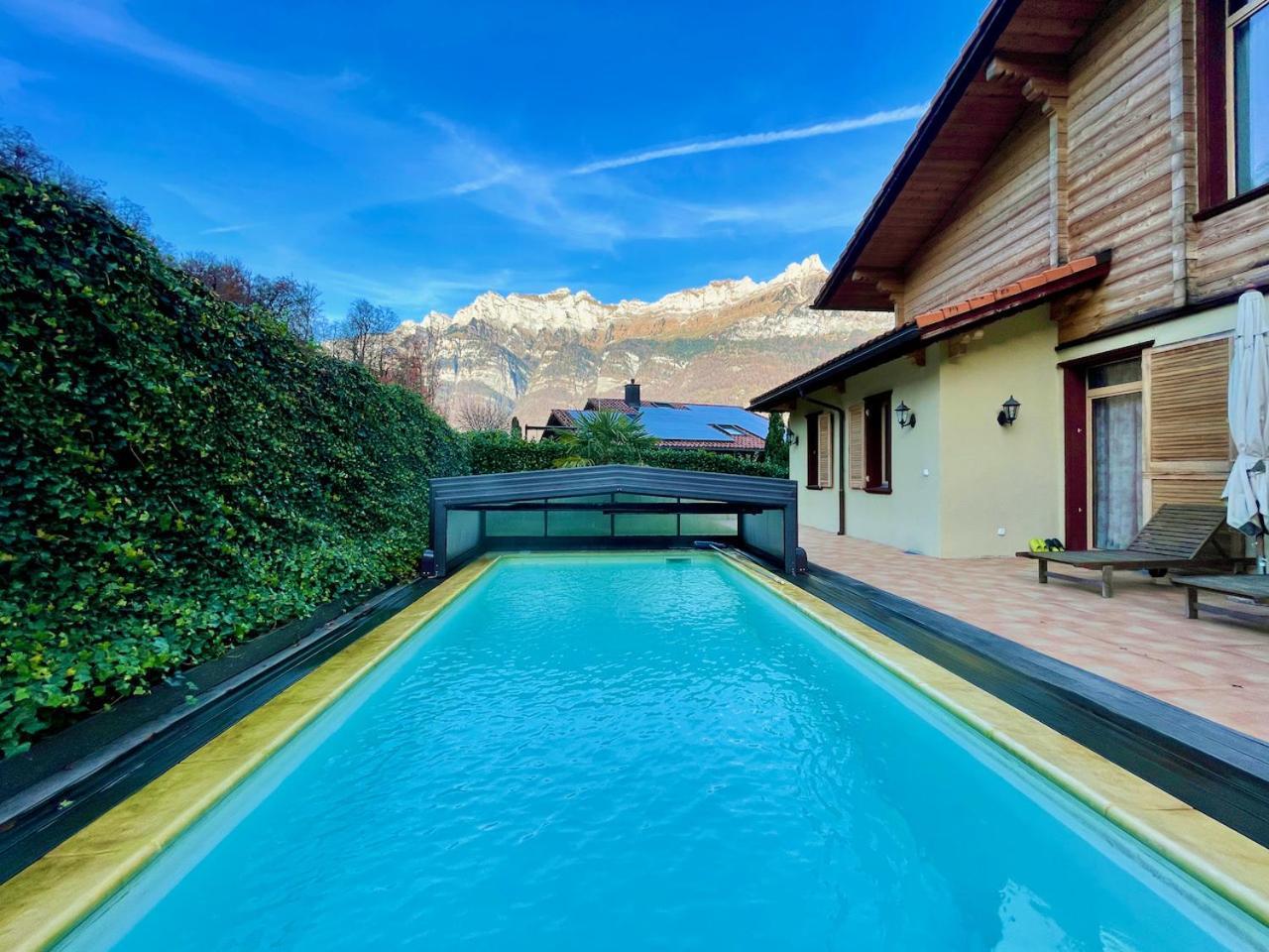 Doodle'S Amazing Chalet -Walensee - Flumserberg - Churfirsten - Heidiland - Pool - Sauna Mols Екстериор снимка
